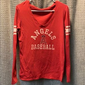 Angels Baseball Long Sleeve Shirt